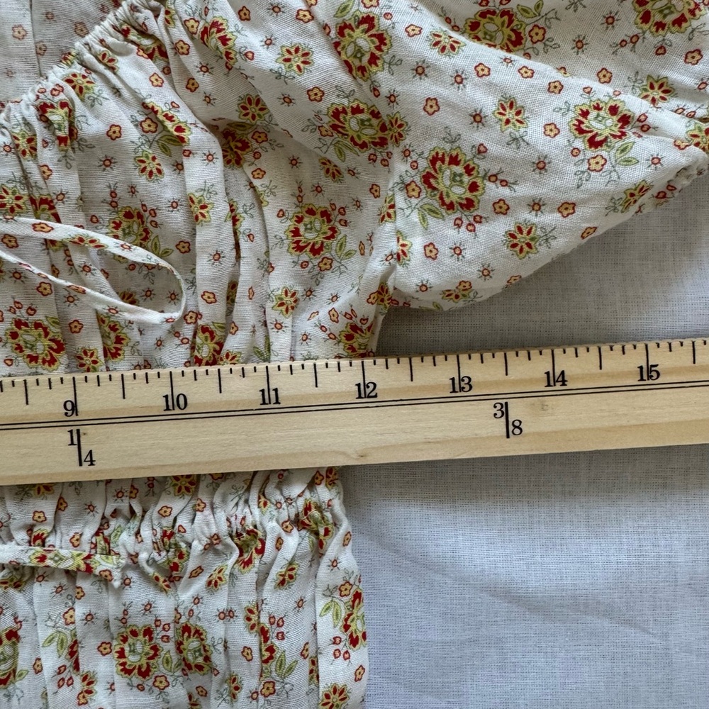 ⟡ Dôen Adie Top in Alabaster Countryside Calico (Size S) ⟡ - Picture 7 of 9